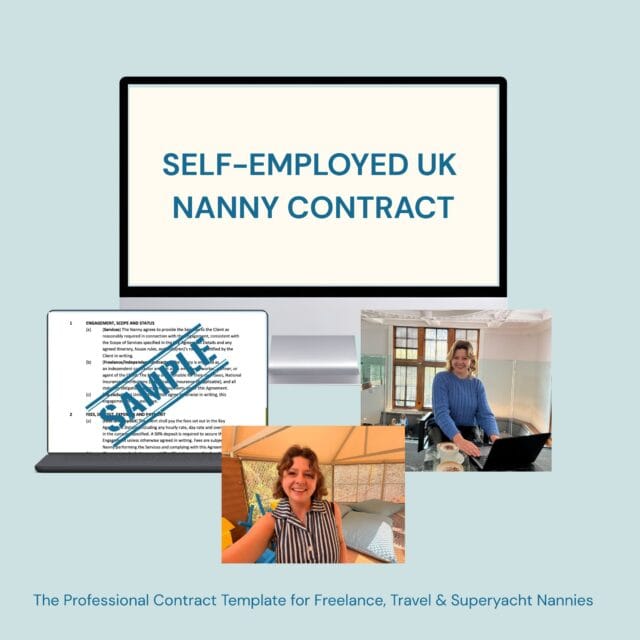 travel & freelance nanny contract template